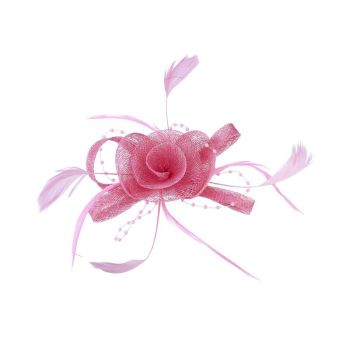 Floral Sinamay Fascinator (£3.40 Each)