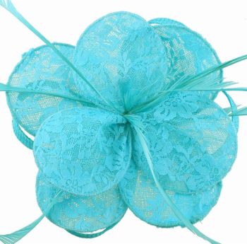 Sinamay & Lace Flower Fascinator (£2.50 Each)