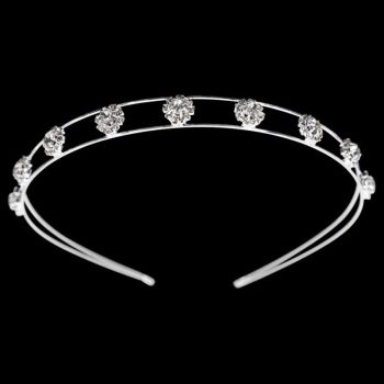 Diamante Flower Alice Band (£1.80 Each)