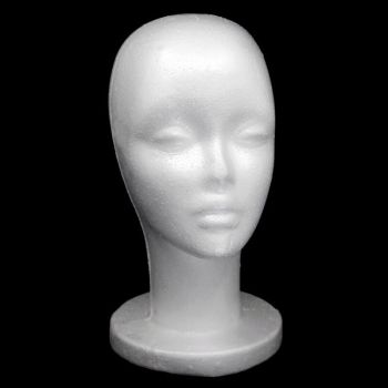 White Polystyrene Display Head