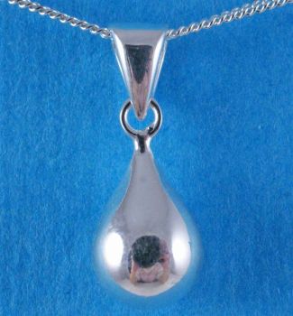 Silver Teardrop Pendant