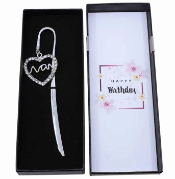 Diamante NAN Heart Bookmark (£2.75 Each)