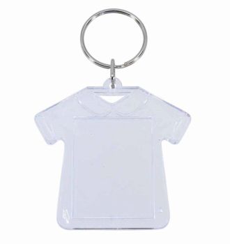 Blank T-Shirt Photo Keyrings