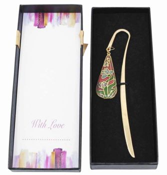 Cloisonne Enamel Floral Bookmark (£2.95 Each)