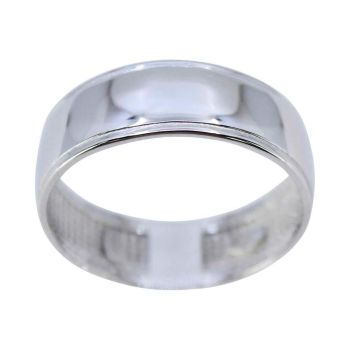 Gents Silver 7mm Band Ring (£16.95 Each)