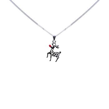 Silver Reindeer Pendant (£9.95 Each)