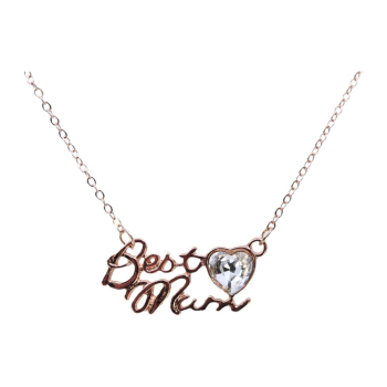 Diamante Best Mum Necklace