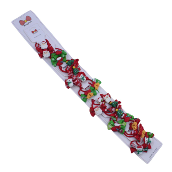 Kids Christmas hair elastics 