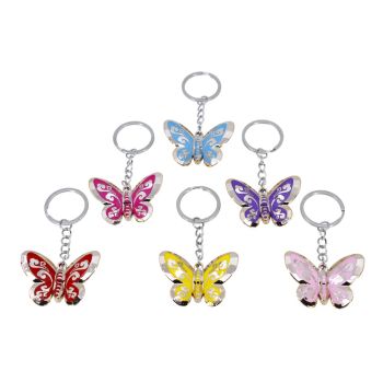 Assorted Butterfly Keyrings