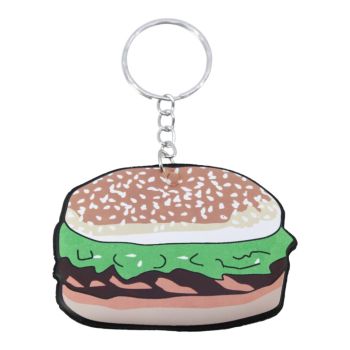 Burger Keyrings 