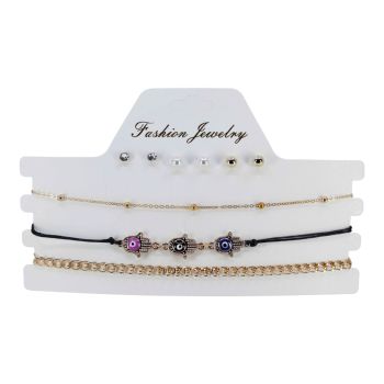 Choker & Stud Earring Set