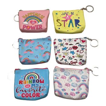 Assorted kids Novelty purses On key Chain. ( £0.40 Each )