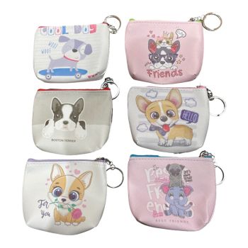 Assorted kids Dog purses On key Chain. ( £0.40 Each )