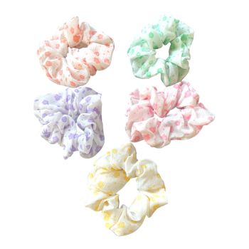Girls/Ladies Summer Floral Scrunchies -(£0.20 Each )