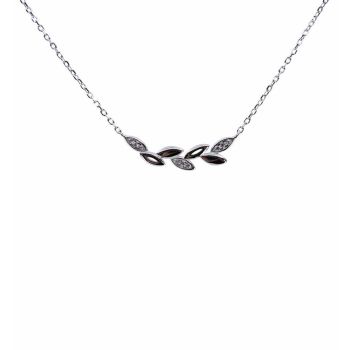 Silver Clear CZ Necklace (£5.95 Each)