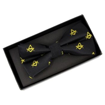 Gents Masonic Pattern Bow Tie 