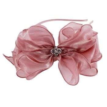 Organza & Diamante Bow Fascinator (£3.50 Each)