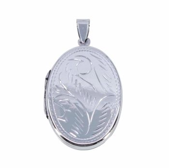 Silver Oval Locket