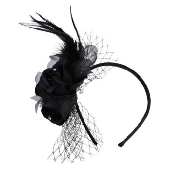 Diamante Flower Headband Fascinator
