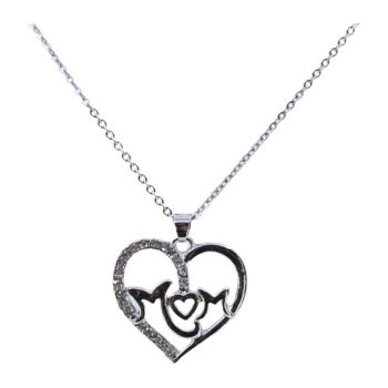 Diamante Mum Pendant 