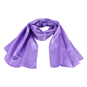 Plain satin scarves.
