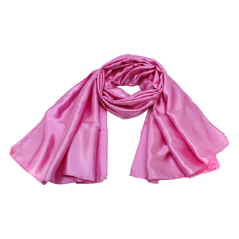 Plain satin scarves.
