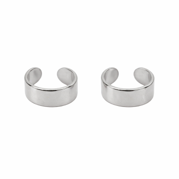 Plain Silver Plated Ear Cuffs