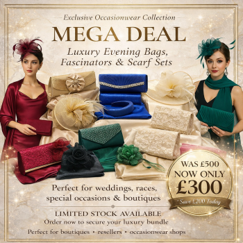 Assorted Evening Bags, Fascinators & Scarves Sets Mega Deal