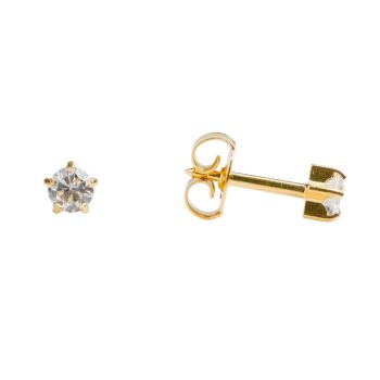 Regular Gold Plated Tiff. Cubic Zirconia