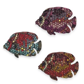 Venetti diamante Fish Brooch 