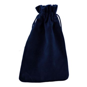 Navy Velvet Pouches