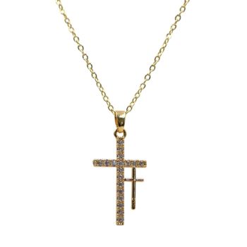 Venetti Diamante Cross Pendant