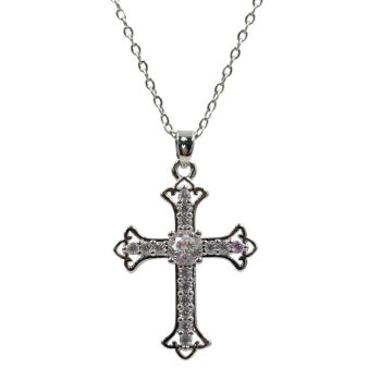 Venetti Diamante Cross Pendant
