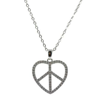 Venetti Diamante Love & Peace Pendant