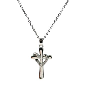 Venetti Diamante Cross Pendant