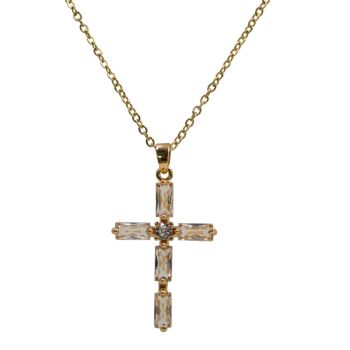Venetti Diamante Cross Pendant