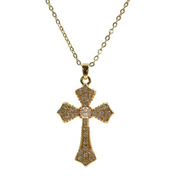 Venetti Diamante Cross Pendant