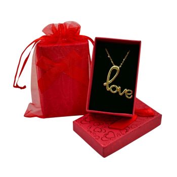 DIY Valentine's Day Diamante Love Pendants Gift Set