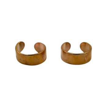Plain Gold Plated  Ear Cuffs