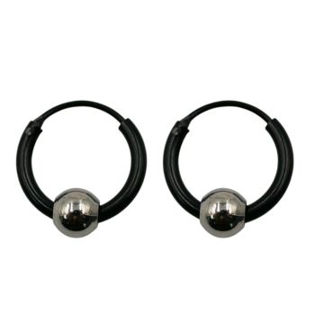 Stainless Steel 17mm Hoop Earrings 