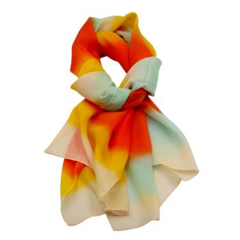 Gradient Rainbow Colour Chiffon Scarf