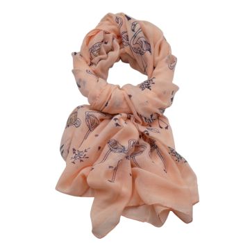 Ladies flamingo Maxi Scarf 