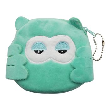 Plush velvet, Owl design coin purses.
