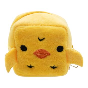 Plush velvet, chick design coin purses.
