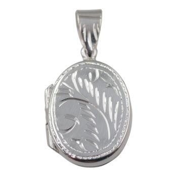 Sterling Silver oval locket.
