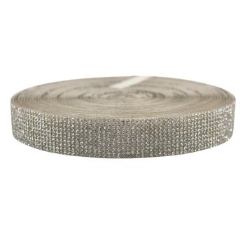 23mm Self Adhesive Bling Clear Rhinestone Stickers