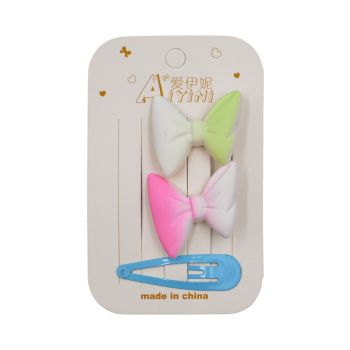 Assorted Gradient Colour Bow Hair Clip