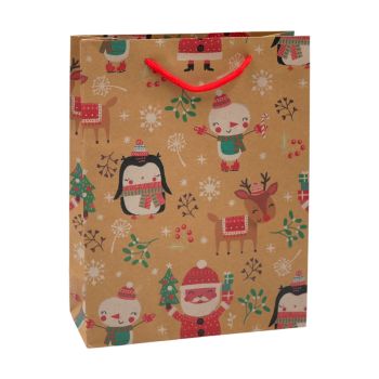 Medium Christmas Paper Gift Bag 