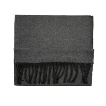 Herringbone Pattern Tassel Scarf