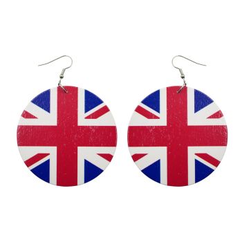 Union Jack Drop Earrings
